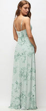 Load image into Gallery viewer, Dessy TH152FP Wrap Bodice Floral Chiffon Dress
