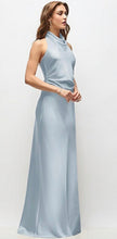 Load image into Gallery viewer, Dessy 6926 Halter Cowl Neck with Open Back
