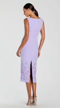 Load image into Gallery viewer, Macduggal 11853 Sleeveless Crepe Midi Dress with Floral Detail

