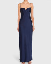 Load image into Gallery viewer, Amanda Uprichard Ira Maxi Dress in Navy
