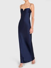 Load image into Gallery viewer, Amanda Uprichard Ira Maxi Dress in Navy
