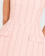 Load image into Gallery viewer, Amanda Uprichard Strapless Bethany Romper in Charlotte Tweed
