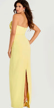 Load image into Gallery viewer, Jovani 46884 Long Strapless Gown with Flower Detail
