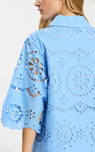 Load image into Gallery viewer, Tyler Boe Penny Eyelet Tunic Dress in Vista Blue
