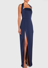 Load image into Gallery viewer, Amanda Uprichard Cynthia Dress in Navy Blue
