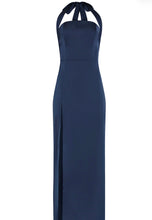 Load image into Gallery viewer, Amanda Uprichard Cynthia Dress in Navy Blue
