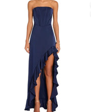 Load image into Gallery viewer, Amanda Uprichard Francesca Dress in Navy
