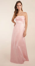 Load image into Gallery viewer, Jasmine B273069 Strapless Dress with Bow in Back

