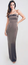 Load image into Gallery viewer, Jasmine B273064 Strapless Gown with Bow at Neckline
