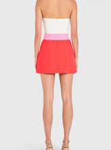 Load image into Gallery viewer, Amanda Uprichard Fae Romper in Ivory Crimson
