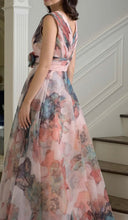 Load image into Gallery viewer, Rina Di Montella Print Chiffon Sleeveless Dress
