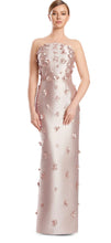 Load image into Gallery viewer, Daymor 3220 Strapless Long Gown with Flower Appliqué Detail
