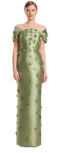 Load image into Gallery viewer, Daymor 3220 Strapless Long Gown with Flower Appliqué Detail
