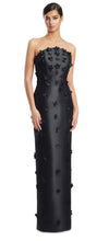 Load image into Gallery viewer, Daymor 3220 Strapless Long Gown with Flower Appliqué Detail
