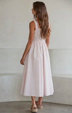 Load image into Gallery viewer, The Stella Dress in Blush Cotton
