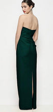 Load image into Gallery viewer, Dessy 6941 Strapless Asymmetrical Drop Waist Corset Dress with Column Skirt
