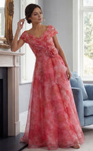 Load image into Gallery viewer, Jasmine Jade k288070 Off the Shoulder Print Organza A-Line Gown
