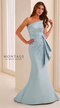 Load image into Gallery viewer, Montage M3219 Strapless Gown with Lace Detail
