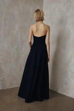 Load image into Gallery viewer, Frascara 5119 Strapless Gown with Floral Appliques

