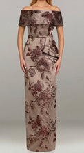 Load image into Gallery viewer, Gia Franco 12673 Off the Shoulder Bronze Damask Gown

