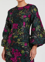 Load image into Gallery viewer, Macduggal 11609 Black Print Short Dress
