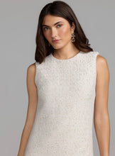 Load image into Gallery viewer, Macduggal 21557 Sleeveless Ivory Boucle Short Dress
