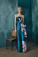 Load image into Gallery viewer, Frascara 5151 Strapless Long Gown with Bow and Streamer Detail
