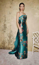 Load image into Gallery viewer, Audrey Brooks 7128 Strapless Gown with Detachable Streamers
