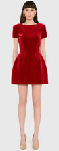 Load image into Gallery viewer, Amanda Uprichard Abigail Dress in Carnelian Velvet
