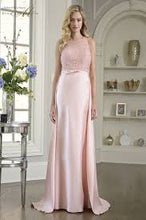Load image into Gallery viewer, Colors RD3404 High Neck Sleeveless Beaded Bodice with Straight Skirt and Overlay
