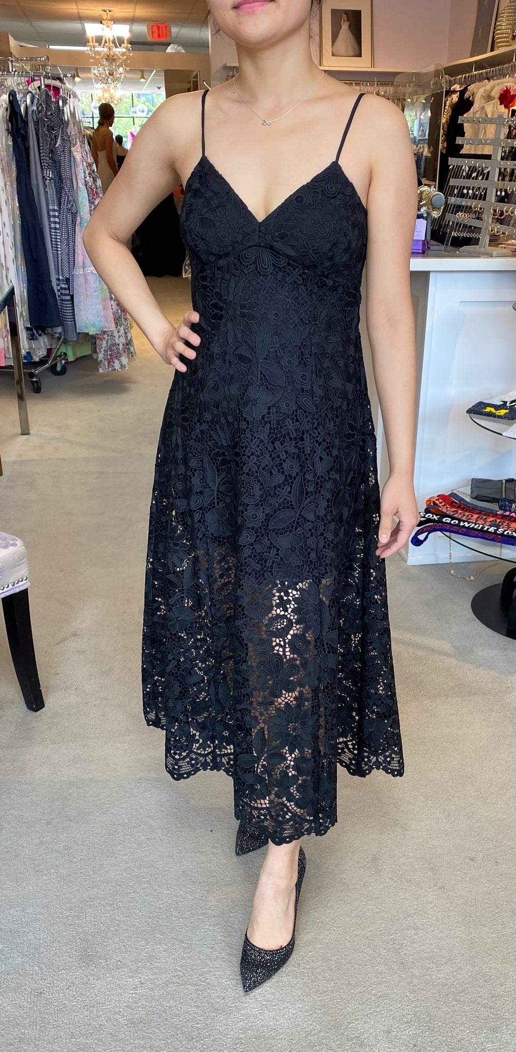Generation Love Rosie Dress in Black Lace – Gigi's Closette Ltd