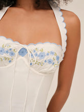 Load image into Gallery viewer, For Love and Lemons Tea Time Poplin Bustier
