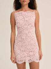 Load image into Gallery viewer, For Love and Lemons Lakeside Mini Dress in Pink
