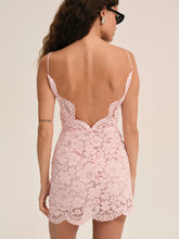 Load image into Gallery viewer, For Love and Lemons Lakeside Mini Dress in Pink
