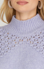 Load image into Gallery viewer, Periwinkle Long Sleeve Mock Neck Sweater
