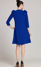 Load image into Gallery viewer, Teri Jon 237268 Bow Shoulder Crepe Dress
