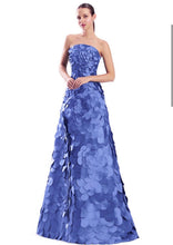 Load image into Gallery viewer, Daymor 3329 Strapless Petal Dress With A-line Skirt
