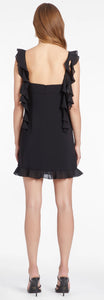 Amanda Uprichard Sonnet Mini Dress in Black
