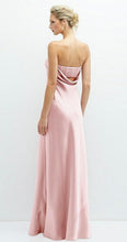Load image into Gallery viewer, Dessy 6887 Strapless Charmeuse Long Gown in Ballet Pink
