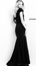 Load image into Gallery viewer, Jovani 06589 One Shoulder Long Gown with Delicate Flower Detail
