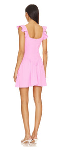 Amanda Uprichard Holland Dress in Carnation Pink