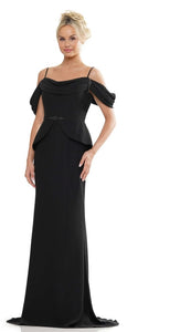 Off the Shoulder Mother of the Bride/Groom Long Gown