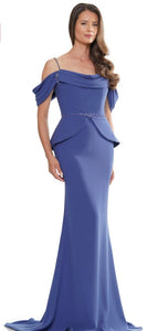 Off the Shoulder Mother of the Bride/Groom Long Gown