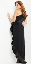 Load image into Gallery viewer, Jovani 26160 One Shoulder Long Gown with Pleated Detail
