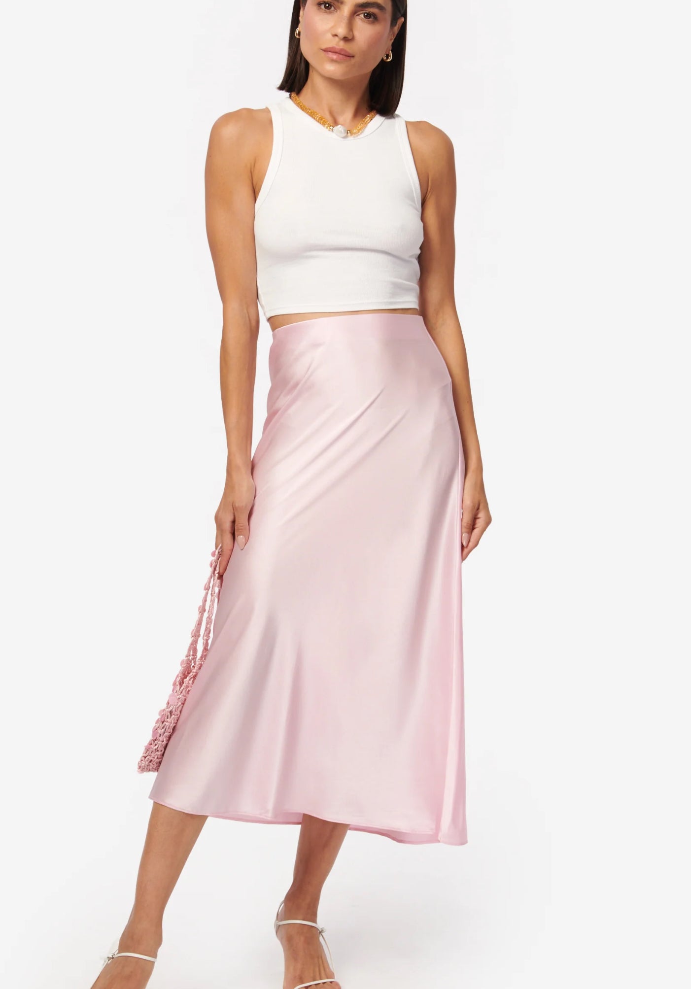 Cami NYC Aviva Skirt in Macaroon Pink – Gigi's Closette Ltd