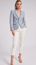 Load image into Gallery viewer, Generation Love Eliza Tweed Blazer in Mixed Blue
