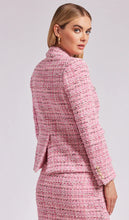 Load image into Gallery viewer, Generation Love Eliza Tweed Blazer in Pink Melange
