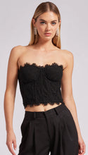Load image into Gallery viewer, Generation Love Enya Lace Bustier in Black
