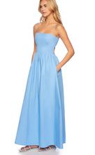 Load image into Gallery viewer, Susana Monaco Poplin Open Back Dress in Miku Blue
