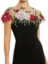 Load image into Gallery viewer, Macduggal 11817 Floral Embellished Jersey Fitted Gown
